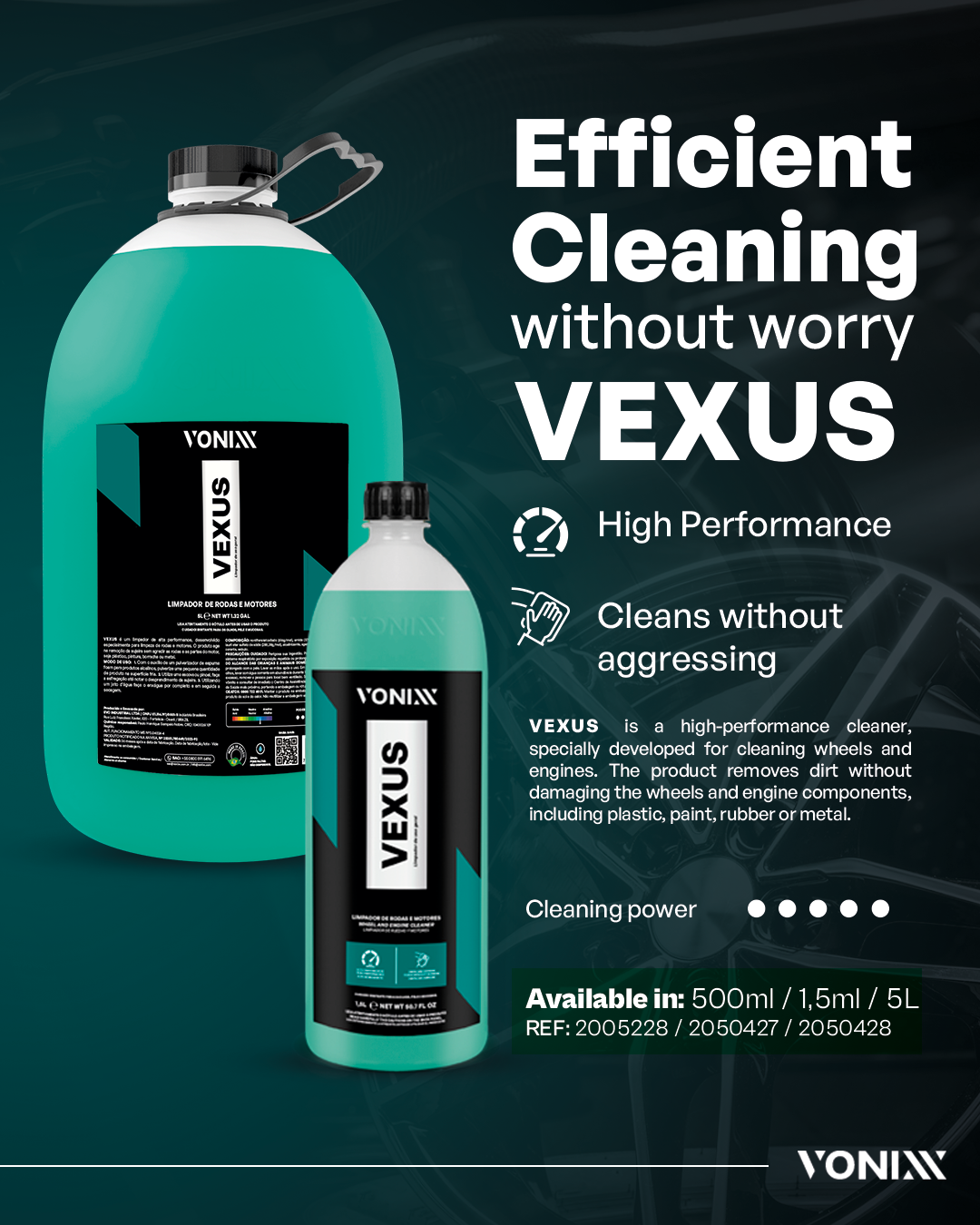 VEXUS - WHEEL AND ENGINE CLEANER