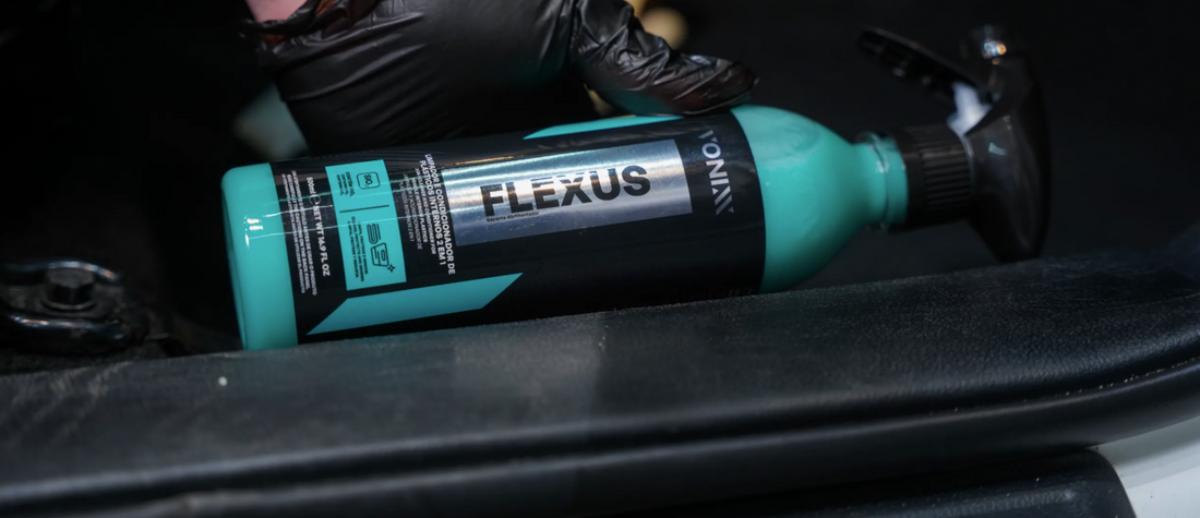 Cleaning and Protecting Interior Plastics with a Dry, Long-Lasting Finish